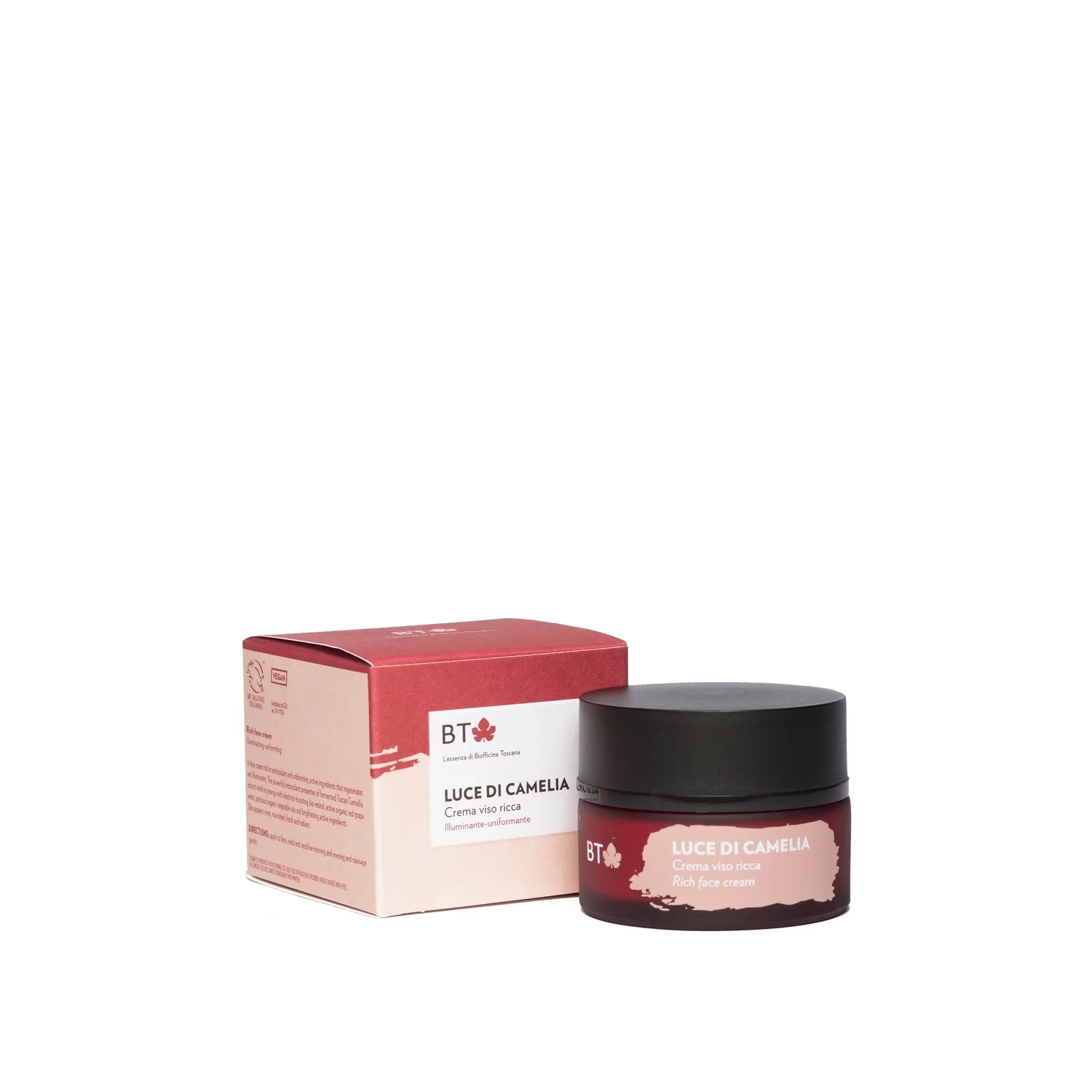 Cremă de față Camellia Light Rich - Tratament facial iluminator 24 de ore