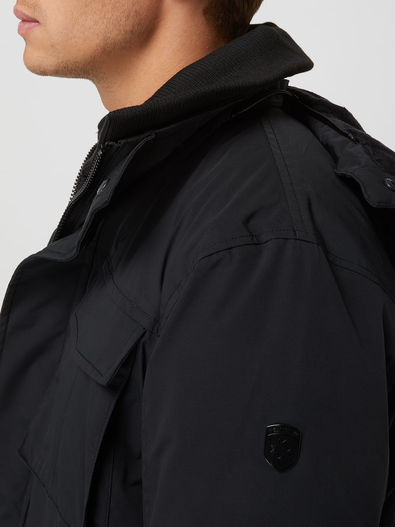 Vancouver 870 Funktionsjacke mit abnehmbarer Kapuze in schwarz
