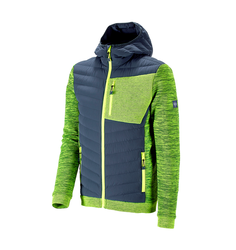 Hybrid Kapuzenstrickjacke e.s.motion ten