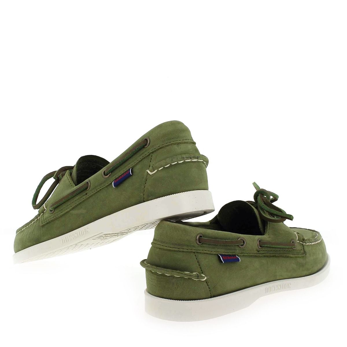 Sebago  DOCKSIDE PORTLAND CRAZY H - Kaki