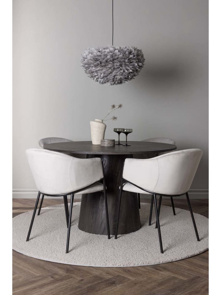 ebuy24 Essgruppe Lanzo 9 (5-teilig) Mocca 120 x 120 cm günstig kaufen onesize