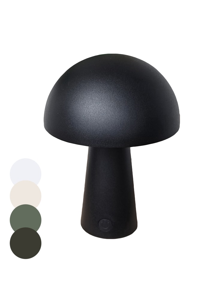 Coen Bakker LED Pilz Tischlampe dimmbar Touch Farbwechsler IP44 Innen Außen 15x21cm Schwarz günstig kaufen onesize