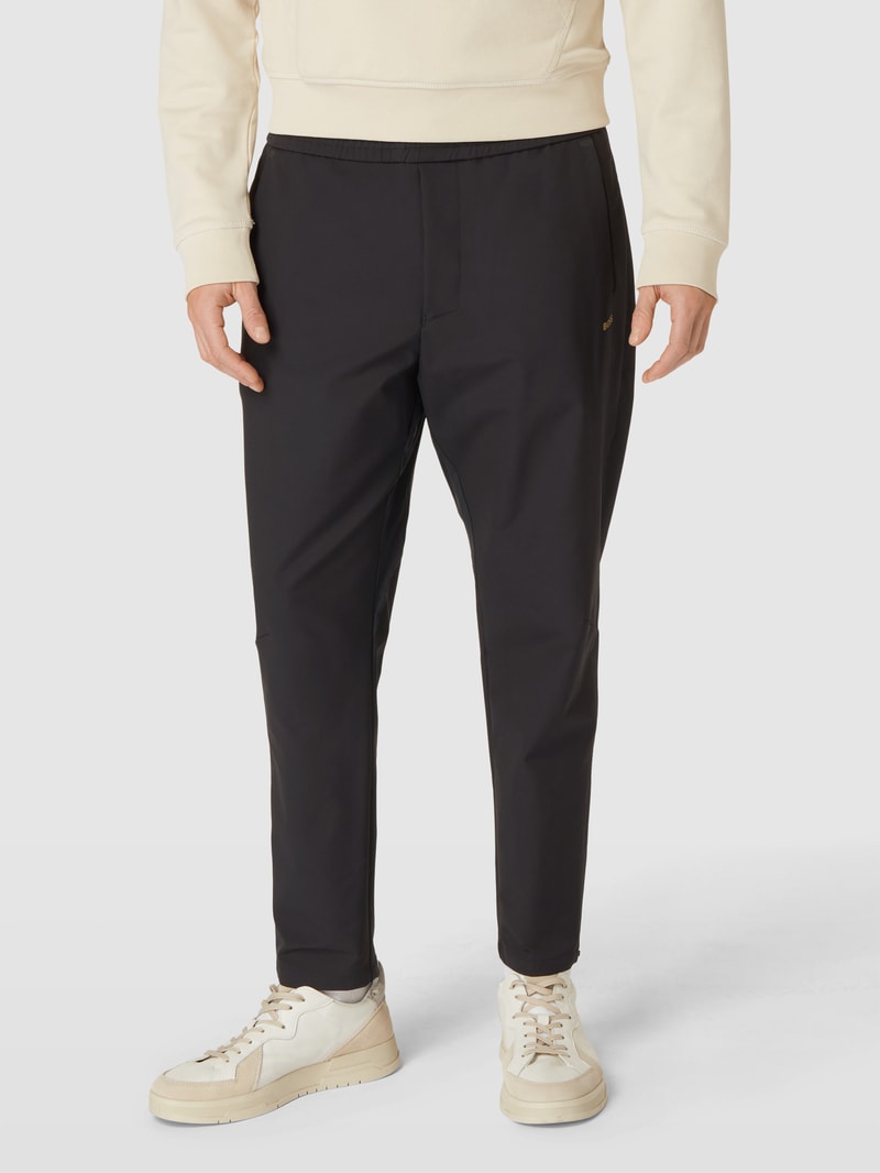 Sweatpants mit Label-Detail Modell 'Jax' in schwarz