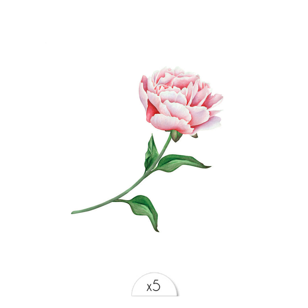 Sioou Rose Tatouage éphémère