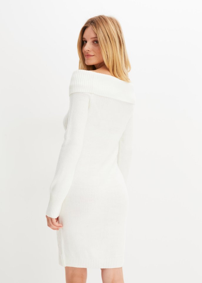 Carmen-Strickkleid