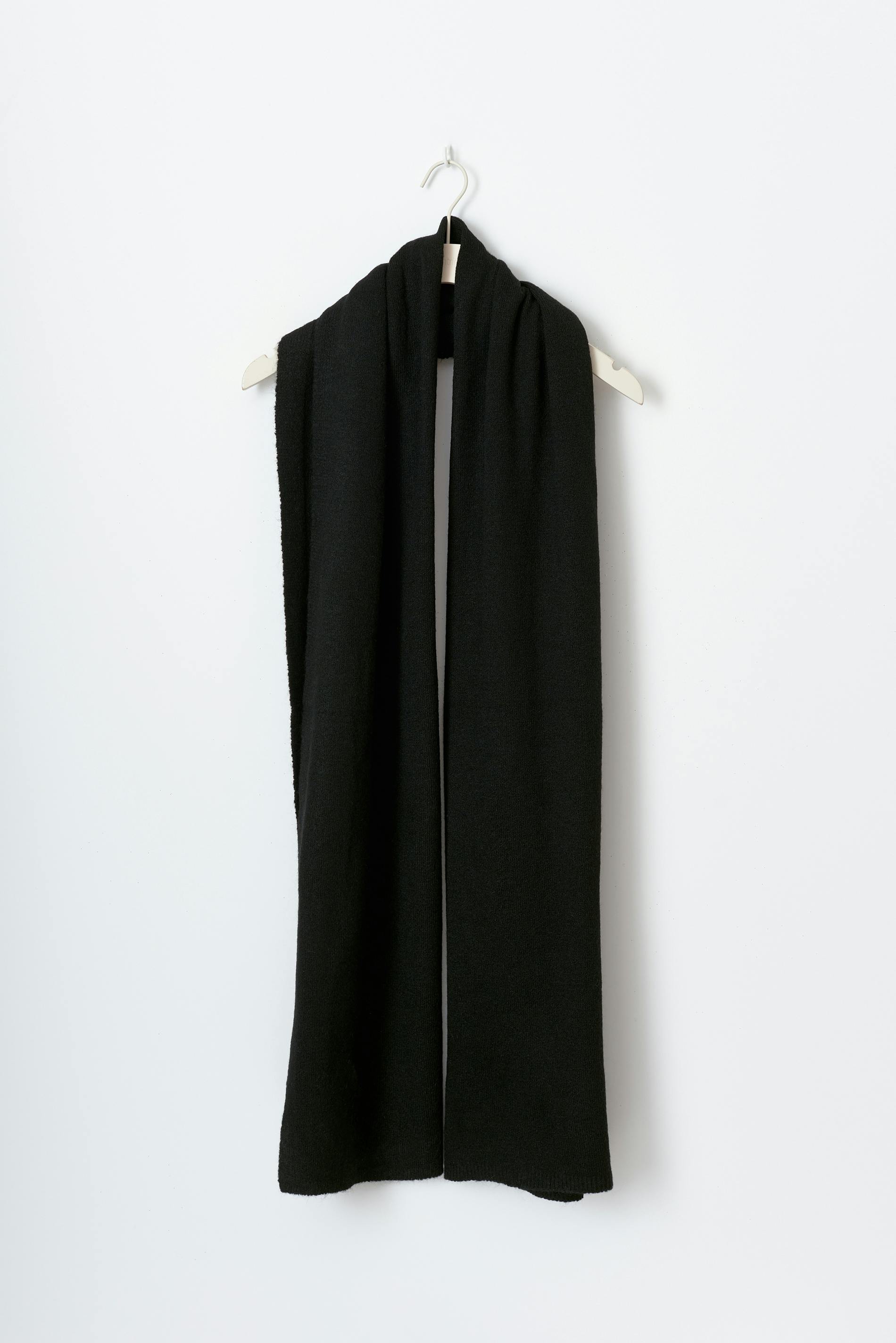 Soft knitted scarf