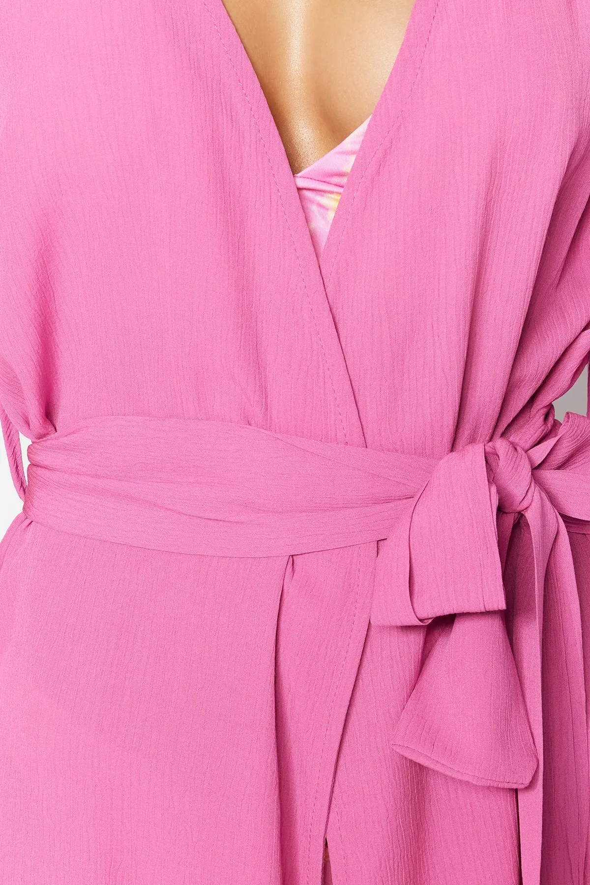 Trendyol Collection  Kimono & Kaftan - Rosa - Relaxed Fit