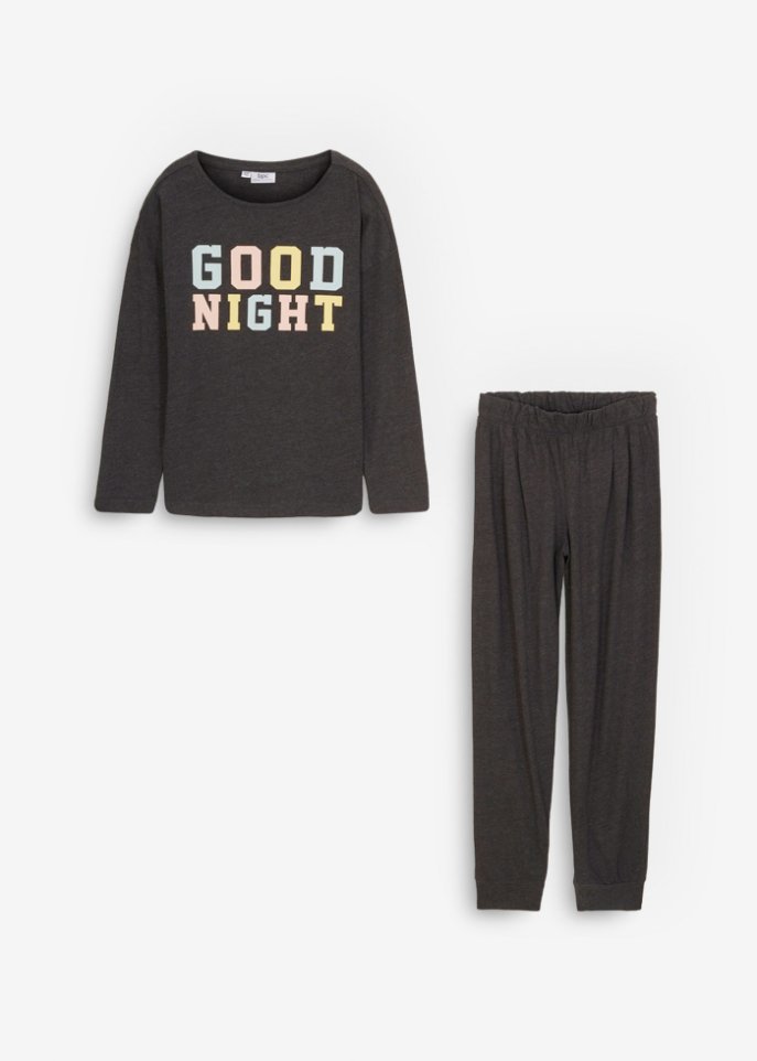 Mädchen Pyjama aus weicher Baumwolle (2-tlg. Set)