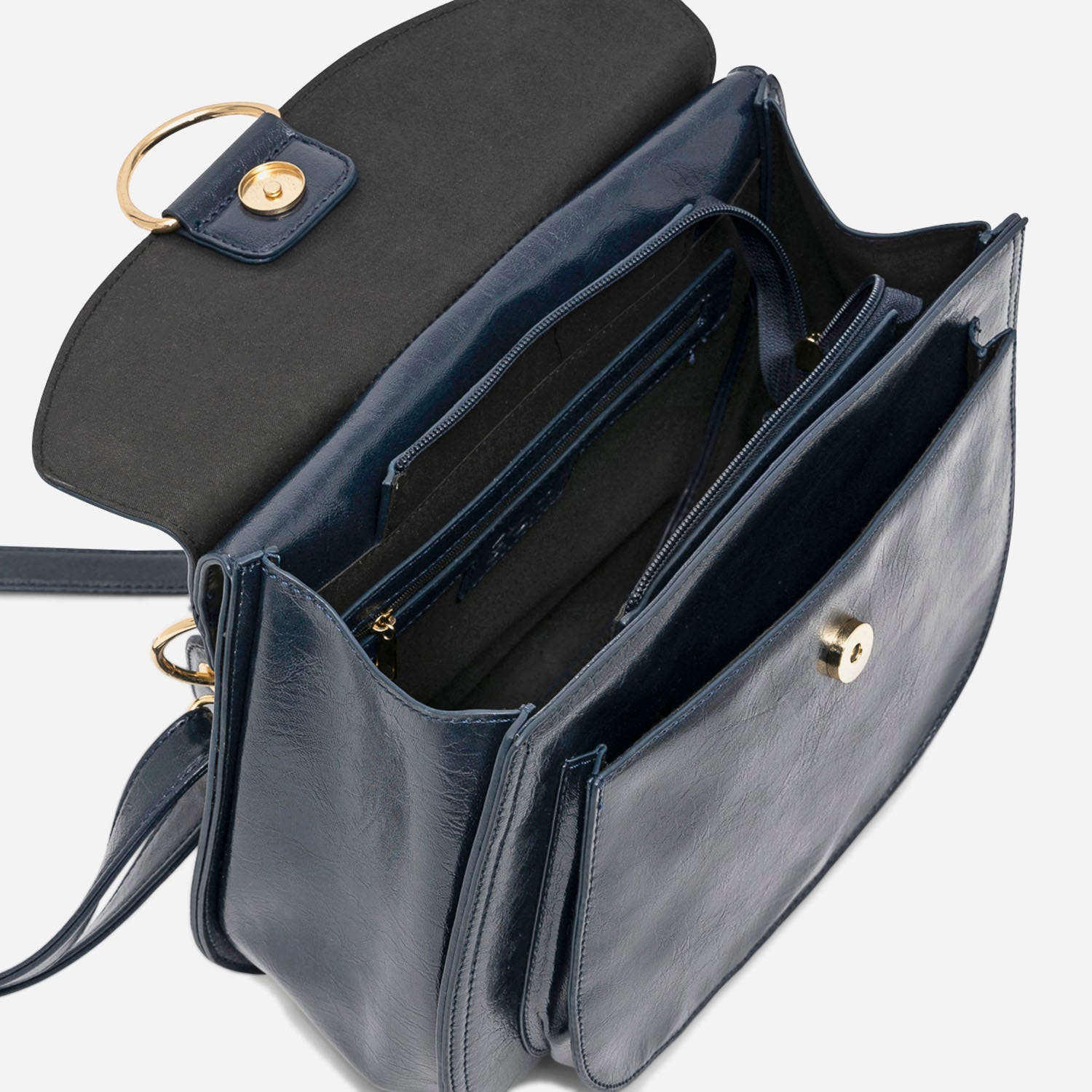 Sac besace bleu marine