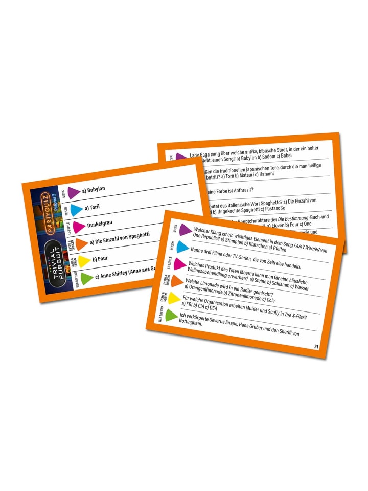 Winning Moves Trivial Pursuit Partyquiz Vol 2 Wissens Spiel Quiz Ratespiel in bunt günstig kaufen onesize