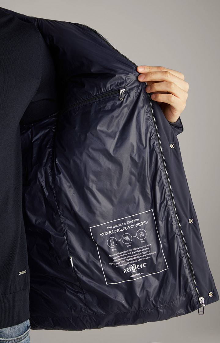 Steppmantel Havor in Navy