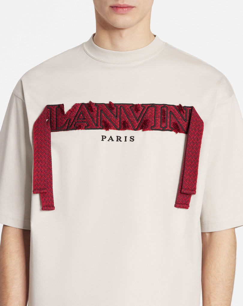T-SHIRT OVERSIZE BRODÉ CURB LACE