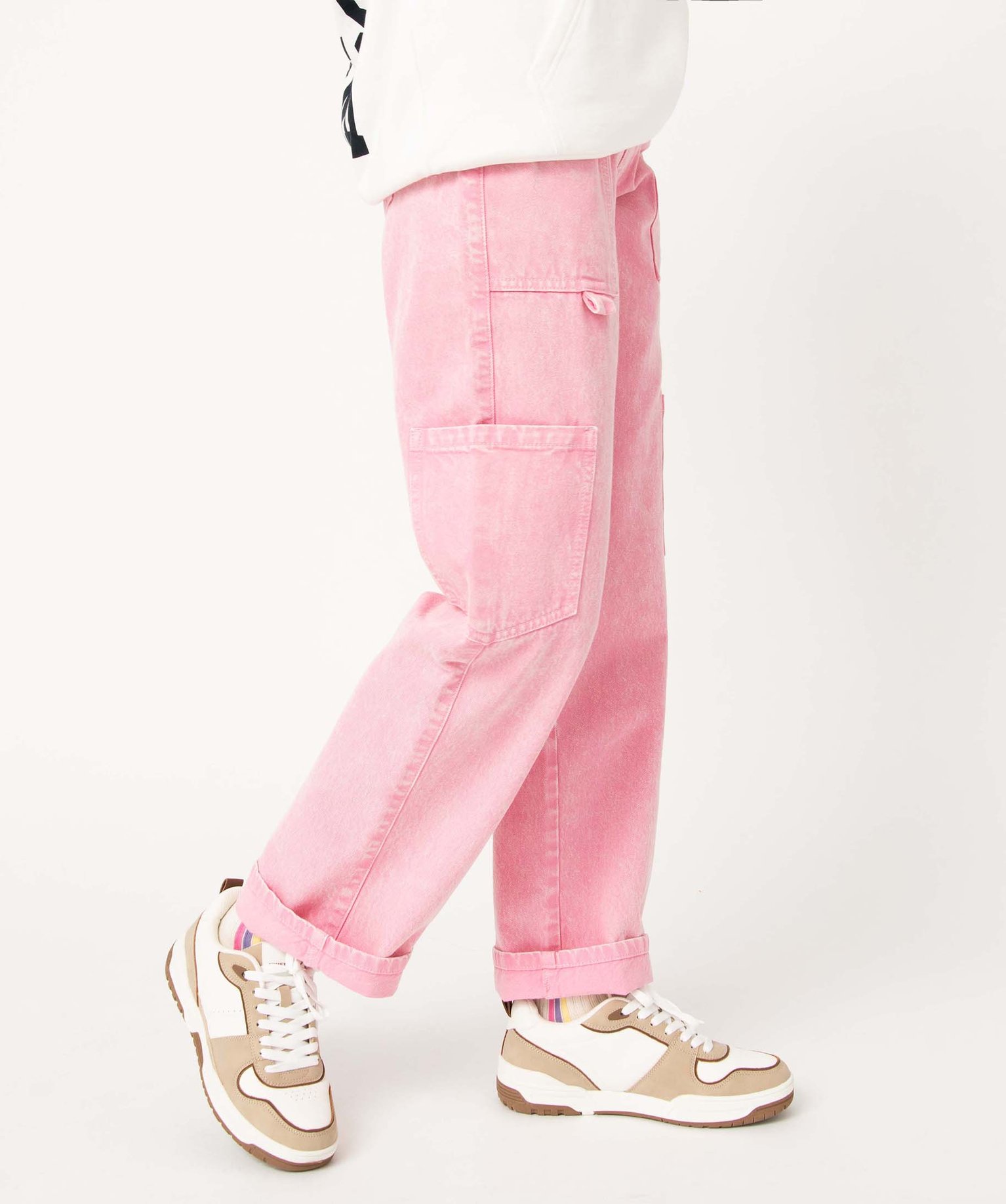 Jean femme coupe large - Camps United rose | GEMO