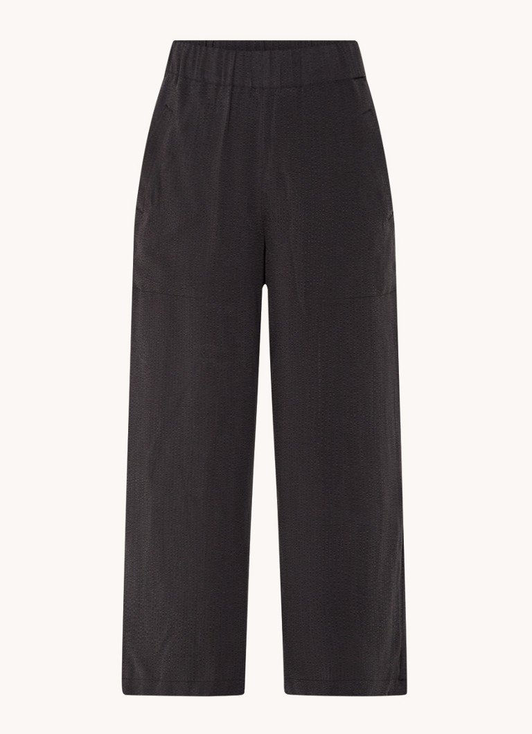 Whistles Jade high-waist loose-fit trousers in lyocell with side pockets