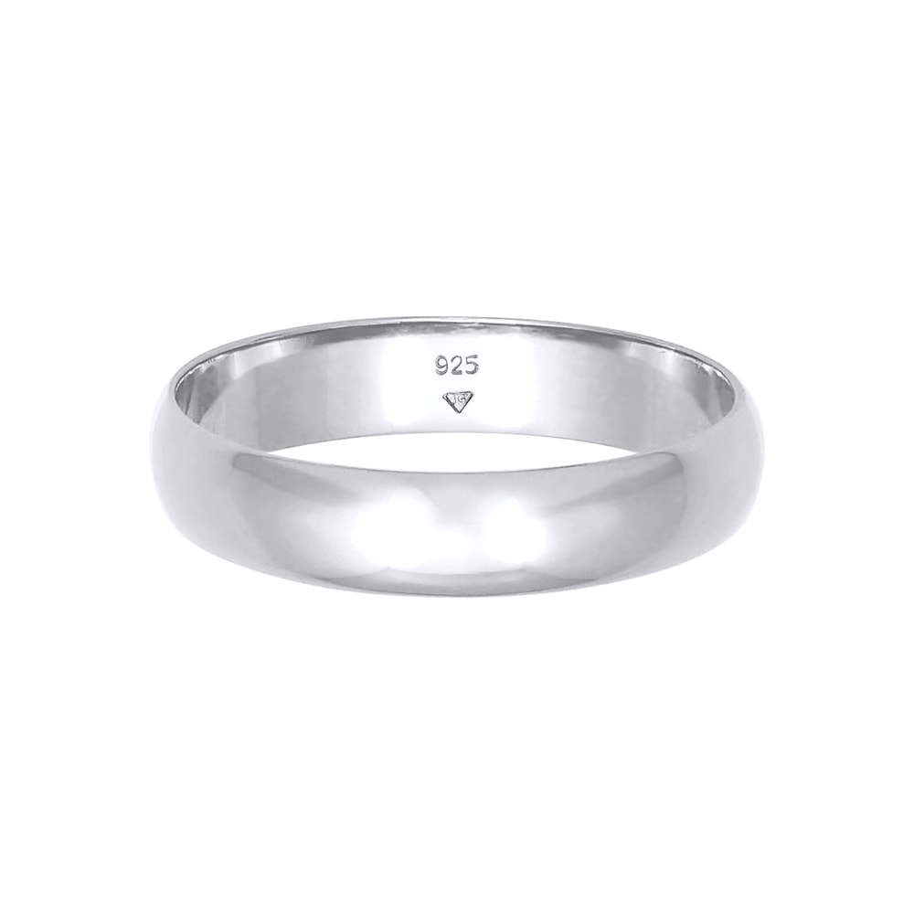 Elli Elli Bague Femmes Bande Simple Classique en Argent Sterling 925 Bague