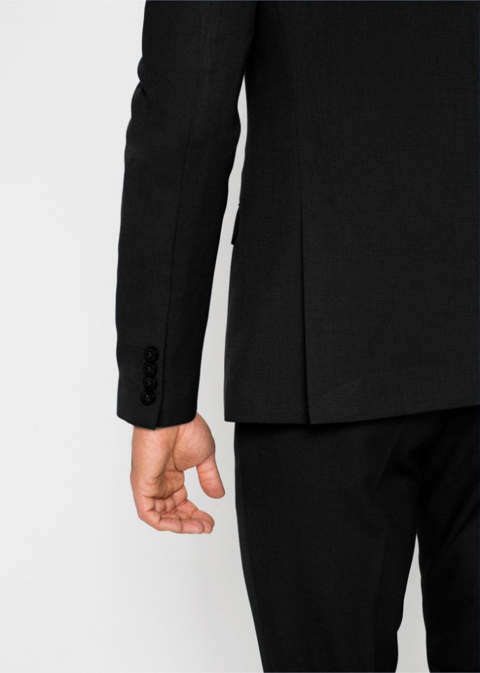 Anzug (3-tlg.Set): Sakko, Hose, Krawatte, Slim Fit