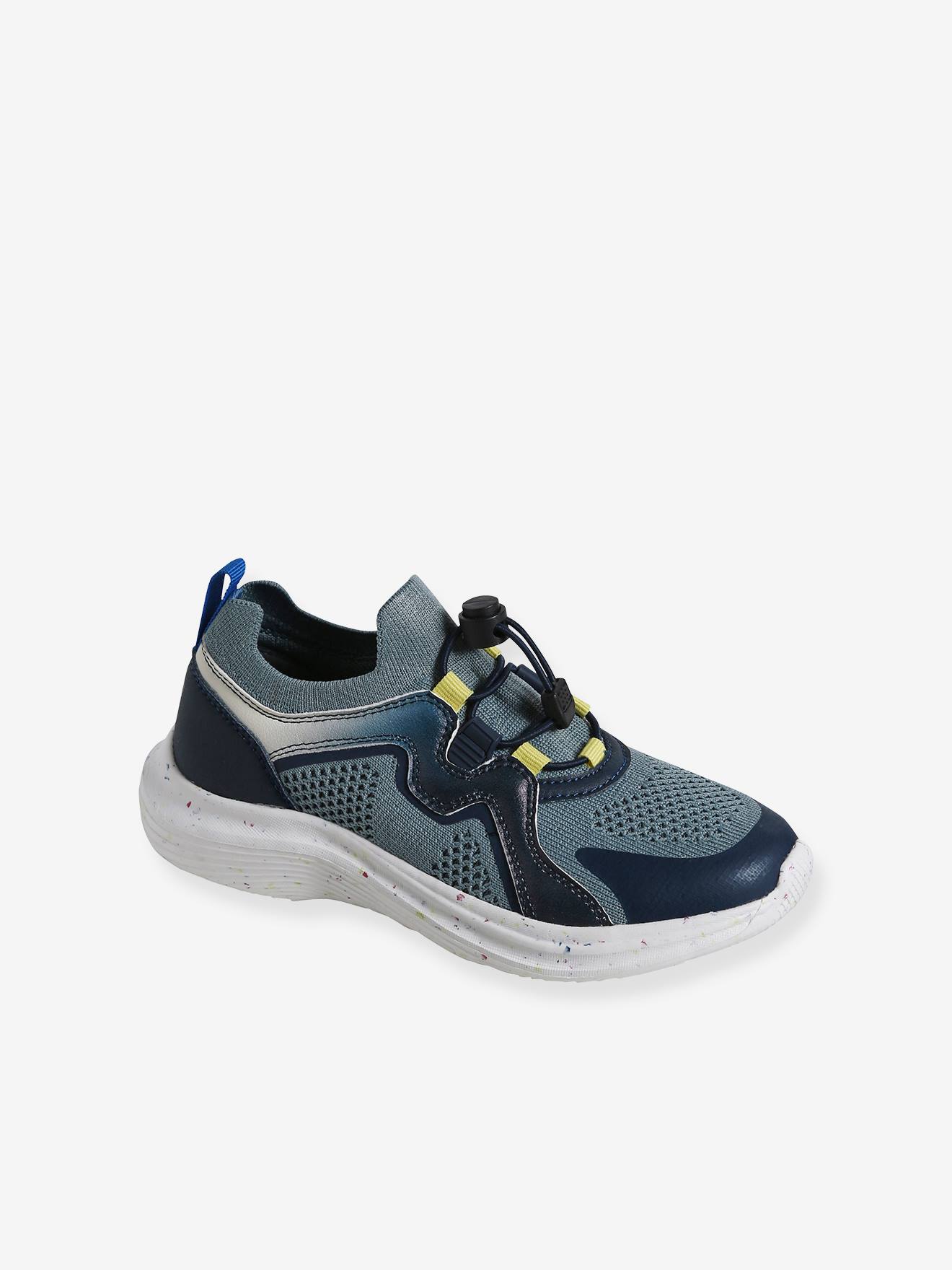 Vertbaudet Kinder Sport-Sneakers mit Gummizug - set blau