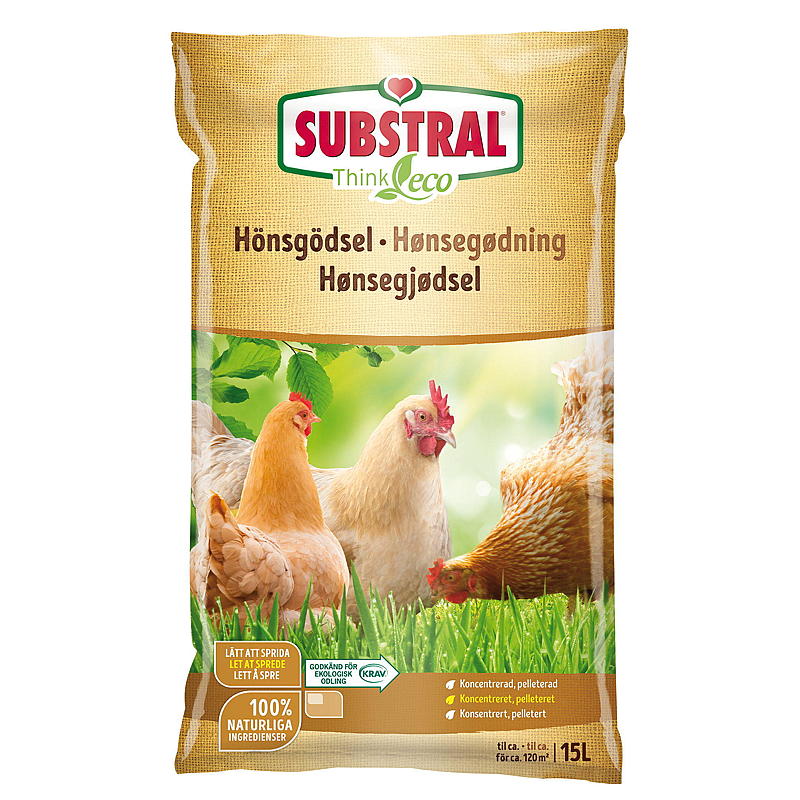 Substral Hønsegjødsel 15 l, Substral