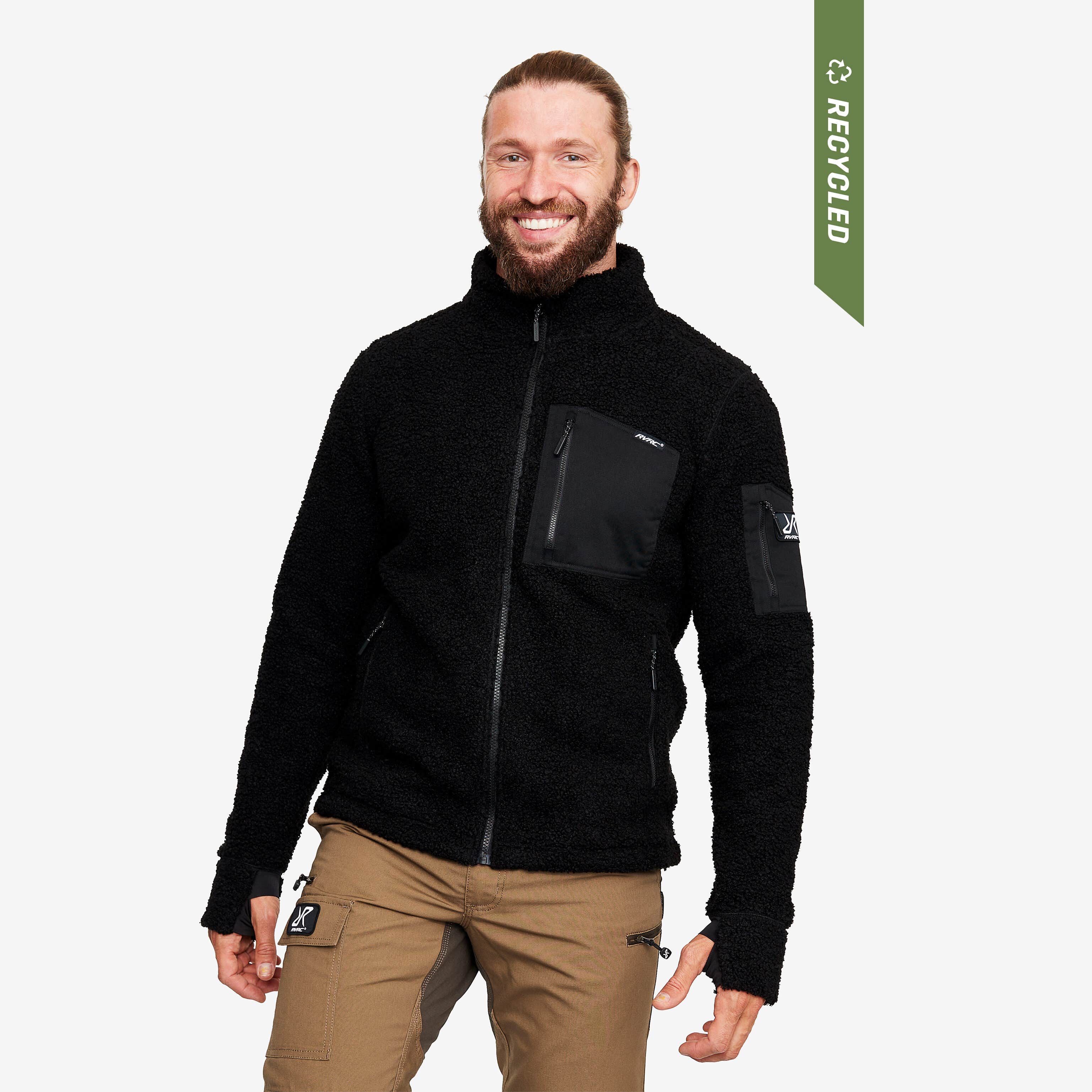Bigfoot Pile Fleece Homme Jetblack