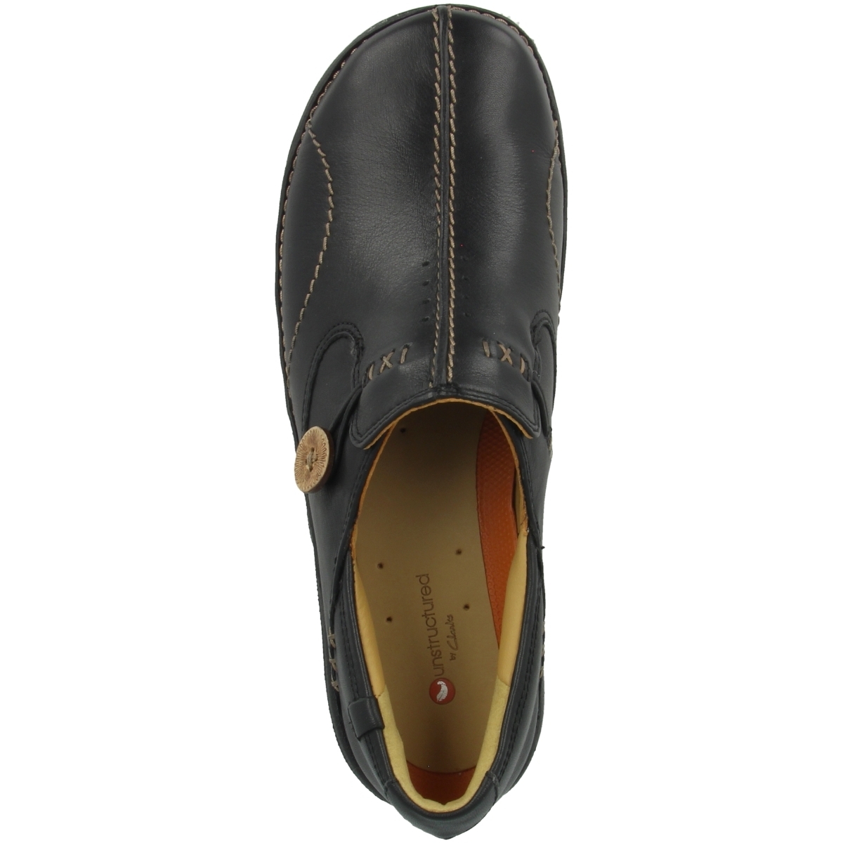 Clarks Un Loop Slipper schwarz