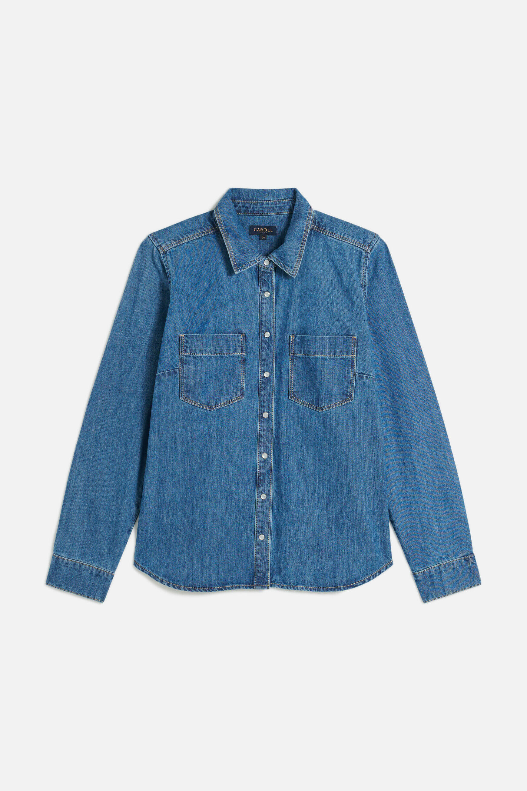 Chemise cnora denim double stone femme