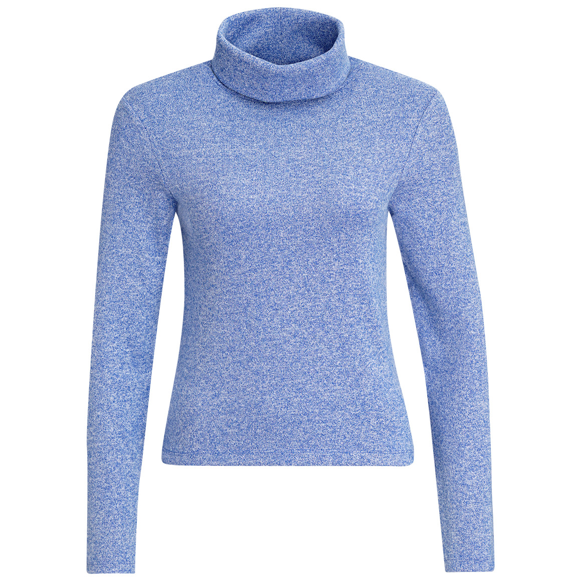 Damen Rollkragenshirt meliert