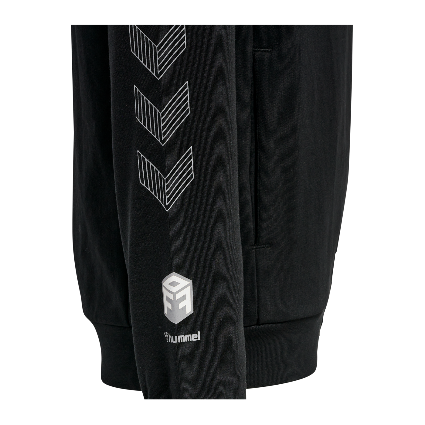 Hummel Move Grid Hoody Kids Schwarz F2001
