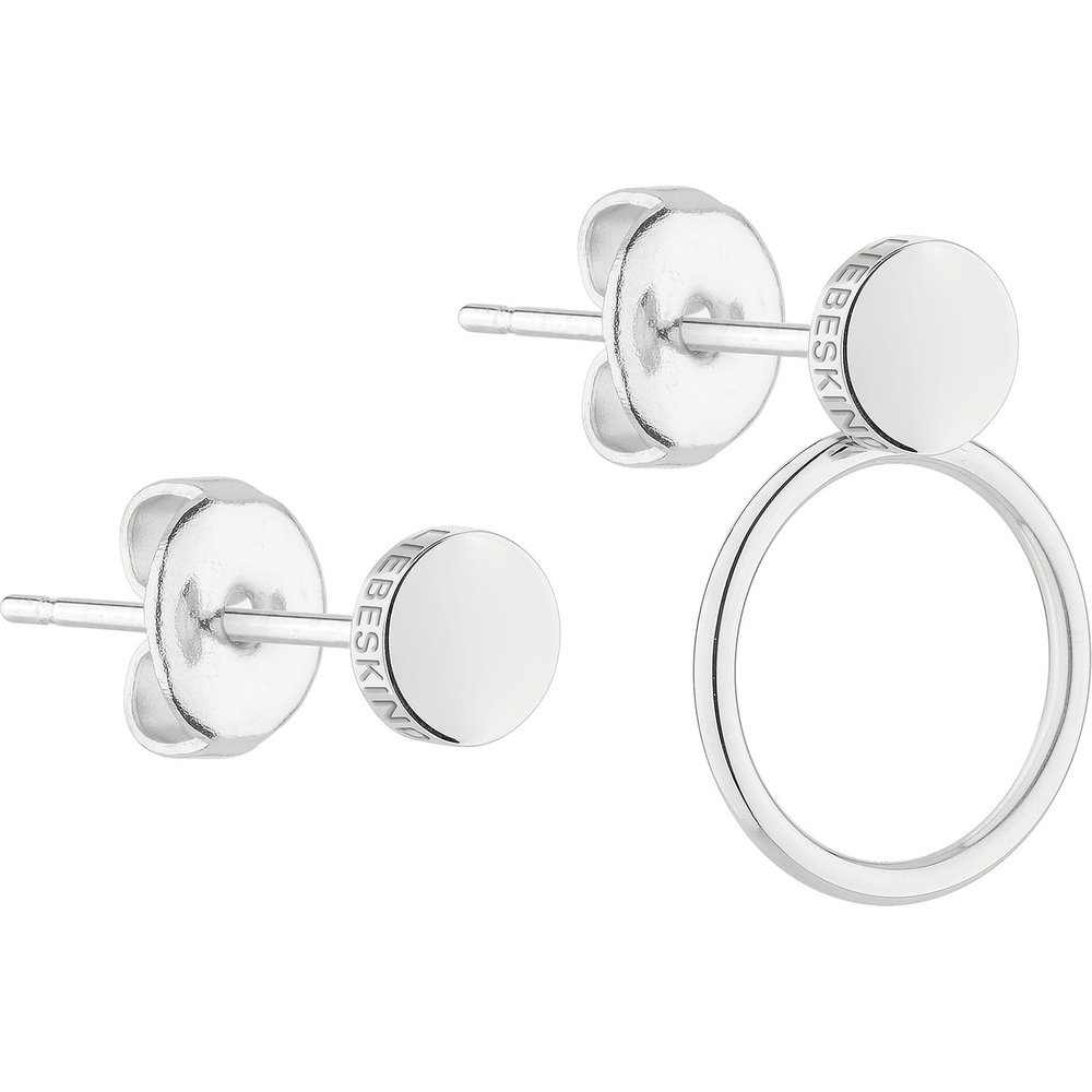 Liebeskind Boucles d'oreilles à fermoir à poussette Acier inoxydable Boucles d'oreilles