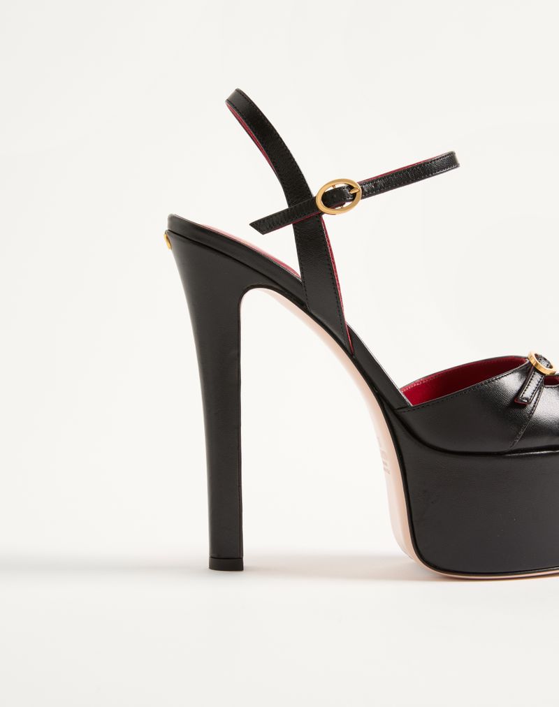 145 mm Crasher Platform Pumps i gedeskind