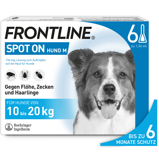 FRONTLINE Spot on H 20 vet. Lösung  6 St  Lösung
