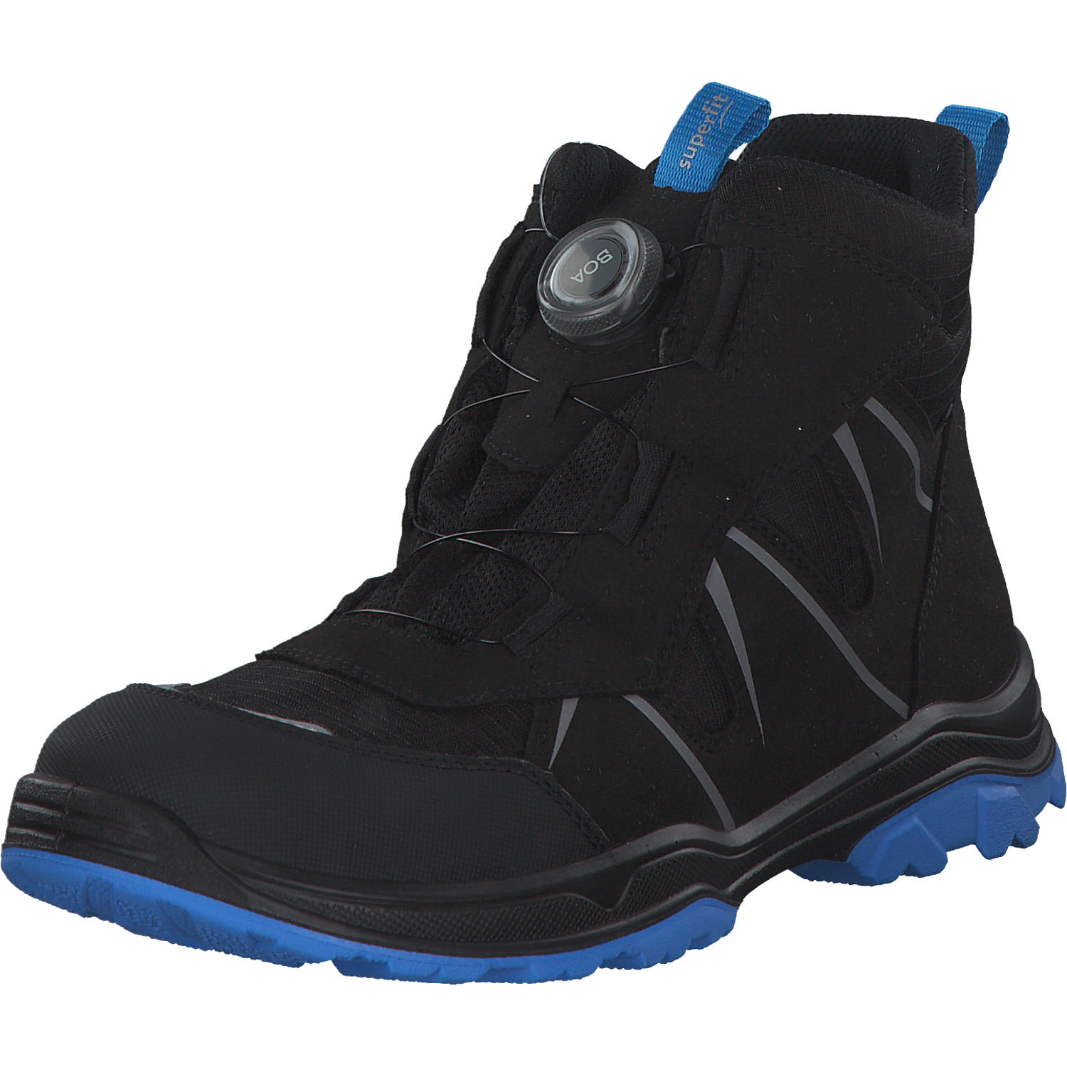 Superfit JUPITER 00076, Stiefel, Kinder, Schwarz/Blau