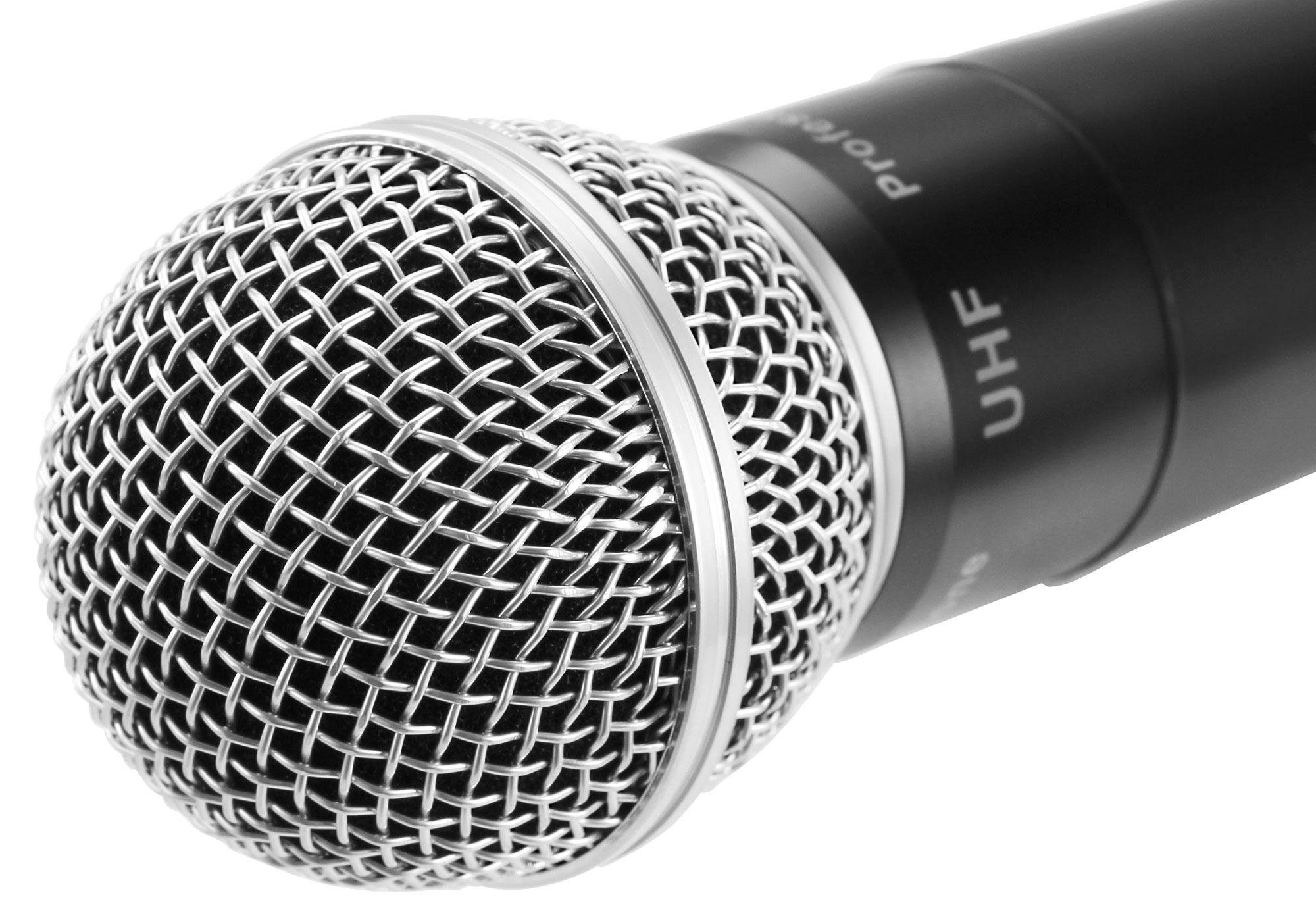 McGrey Mikrofon UHF-2V Dual Funk Mikrofon Set mit 50m Reichweite, Bedienerfreundlicher Aufbau und Nutzung