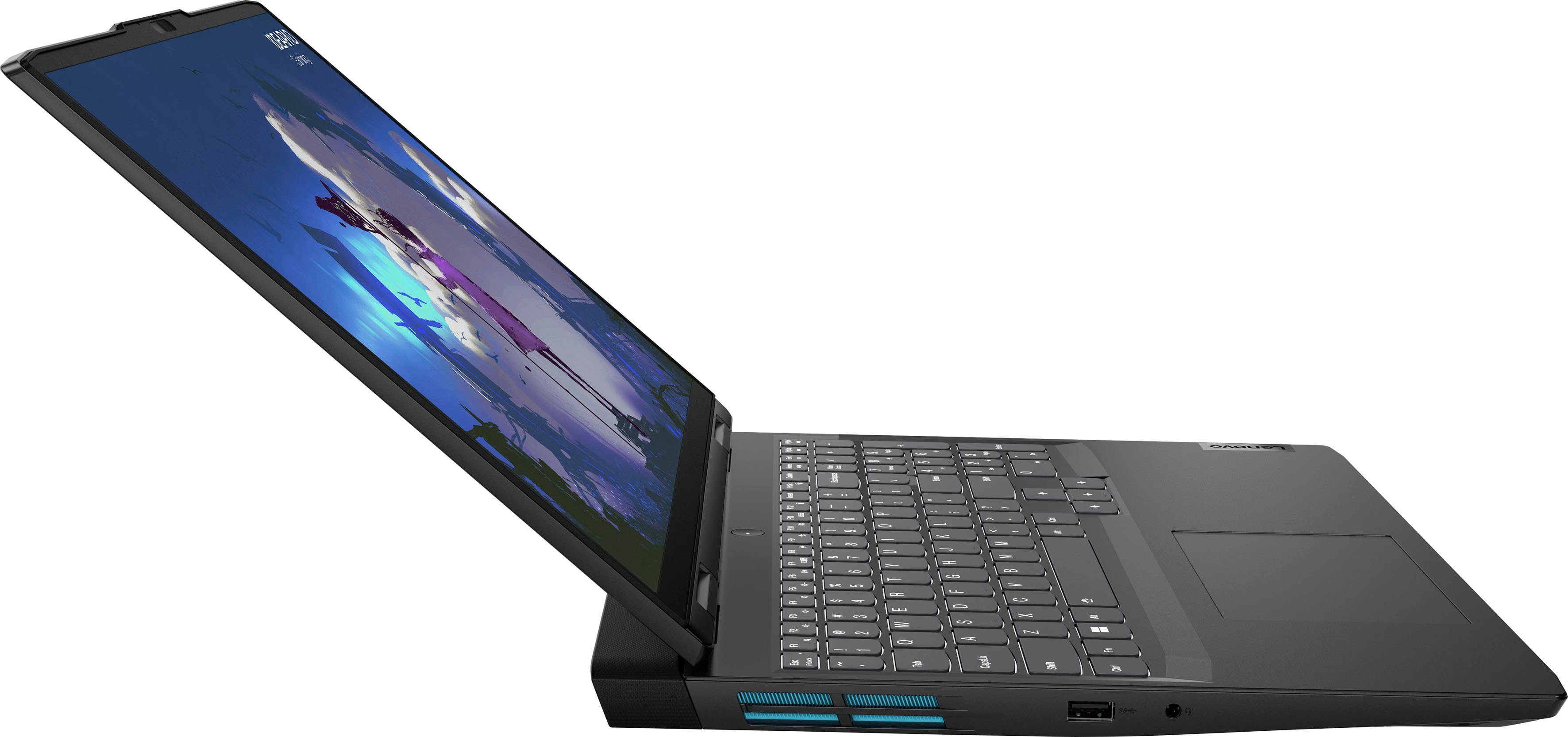 Lenovo IdeaPad Gaming 3 16IAH7 Gaming-Notebook (40,6 cm/16 Zoll, Intel Core i5 12450H, GeForce RTX 3050 Ti, 512 GB SSD, 3 Monate kostenlos Lenovo Premium Care)
