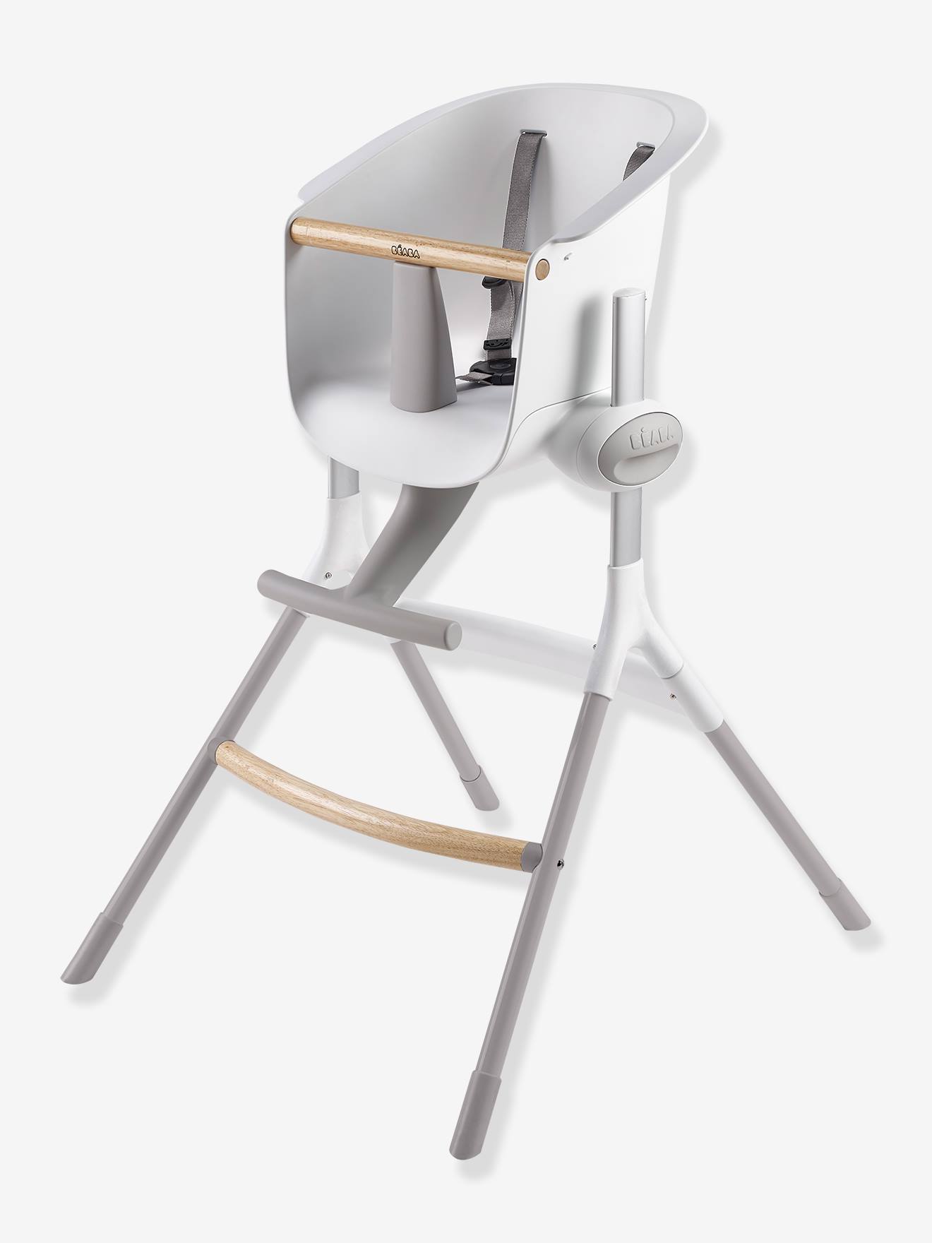 Chaise haute évolutive BEABA Up & Down gris