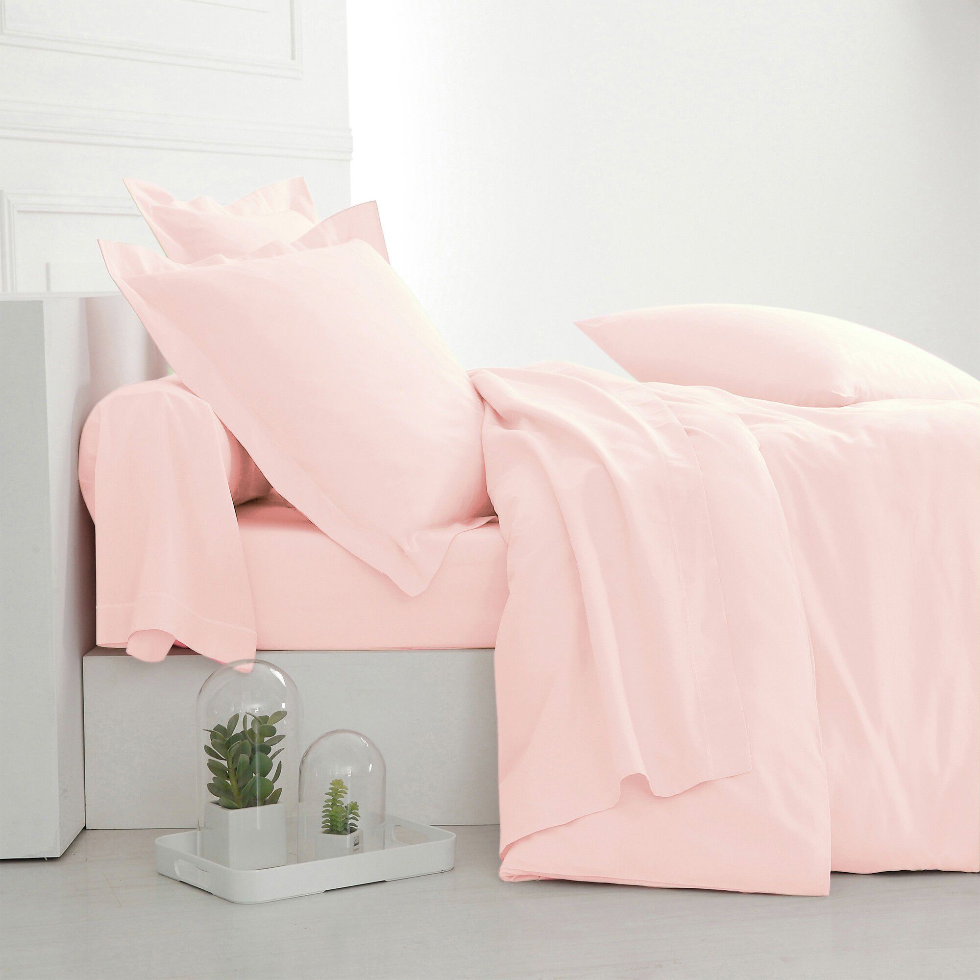 Linge de lit uni coton