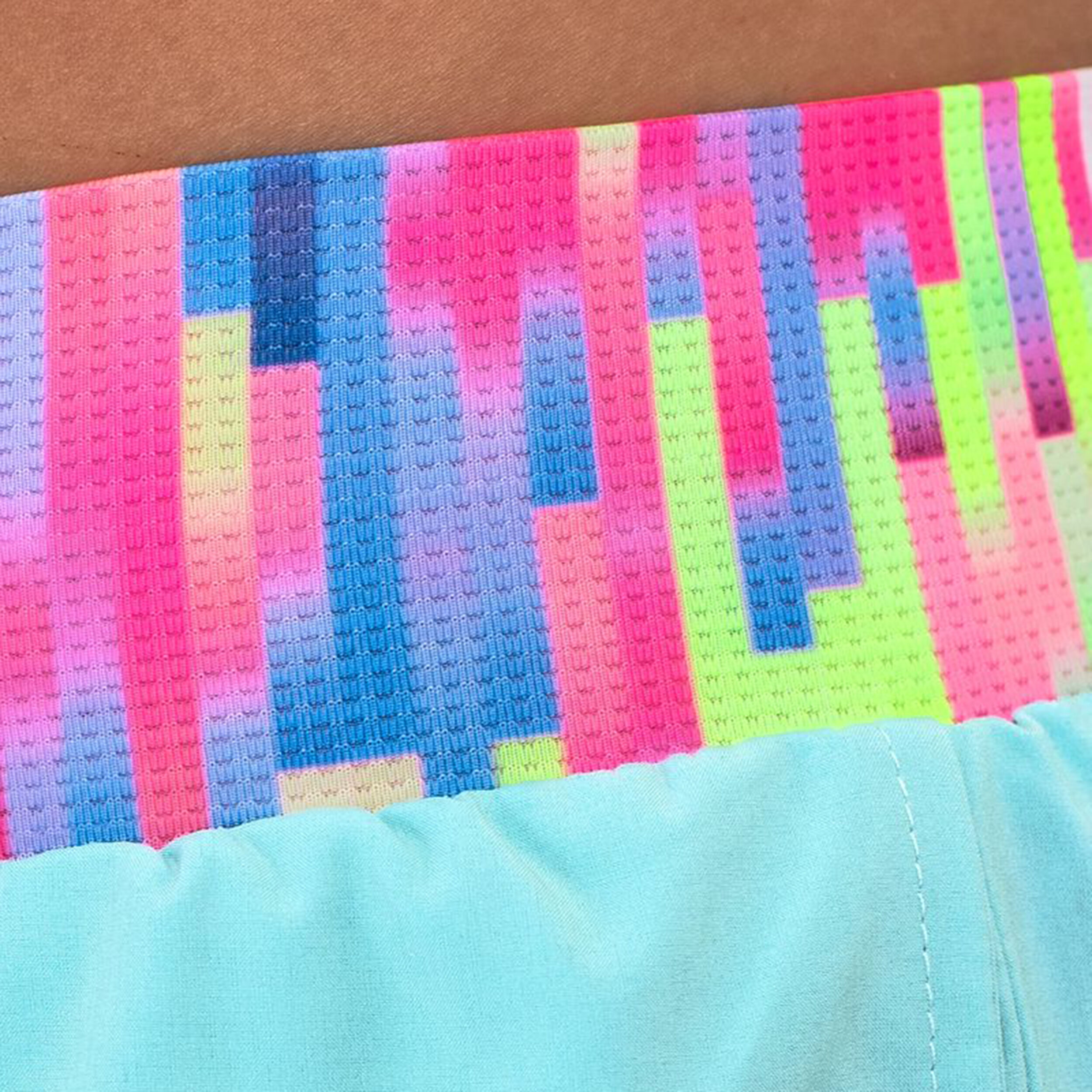Melbourne 2024 Printed 2in1 Shorts Damen - Türkis, Mehrfarbig