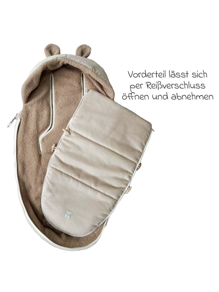 Kaiser Fleece-Fußsack Hau Kea für Kinderwagen & in braun günstig kaufen onesize