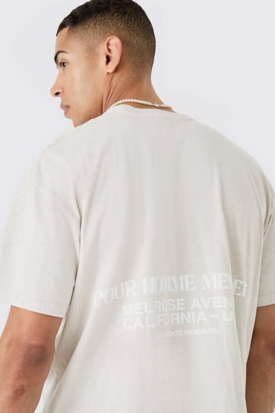 Kastiges Oversize T-Shirt mit Print