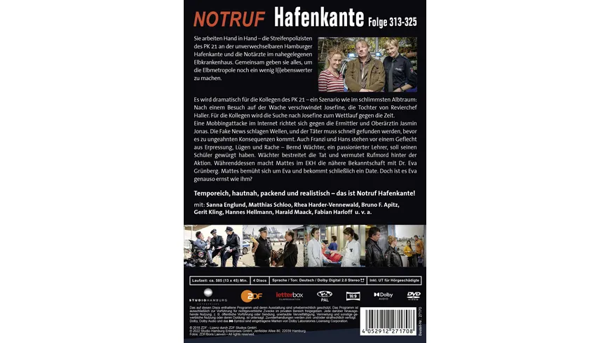 Notruf Hafenkante 25 (Folge 313-325)  [4 DVDs]