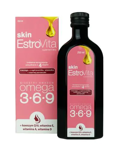 Estrovita Skin Omega-3-6-9 kiseline, 250 ml