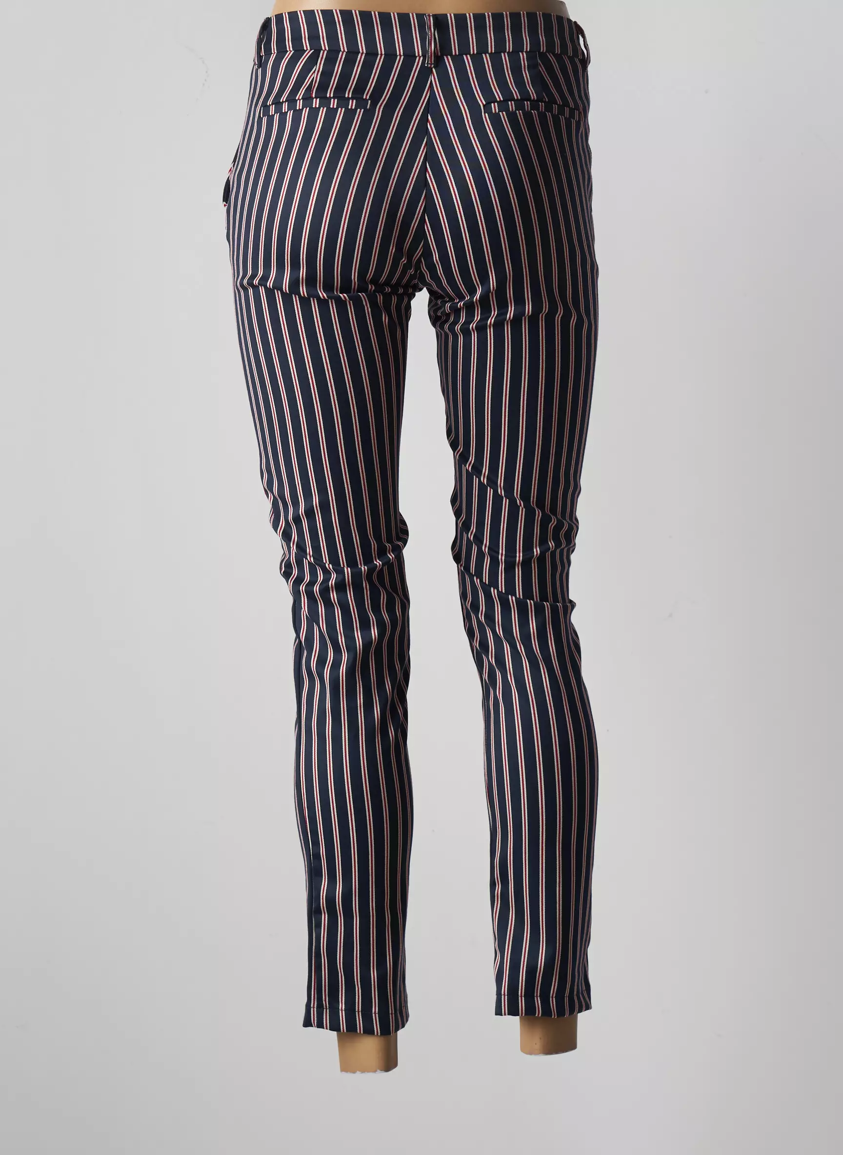 Bo M Pantalon7 8 Femme couleur bleu