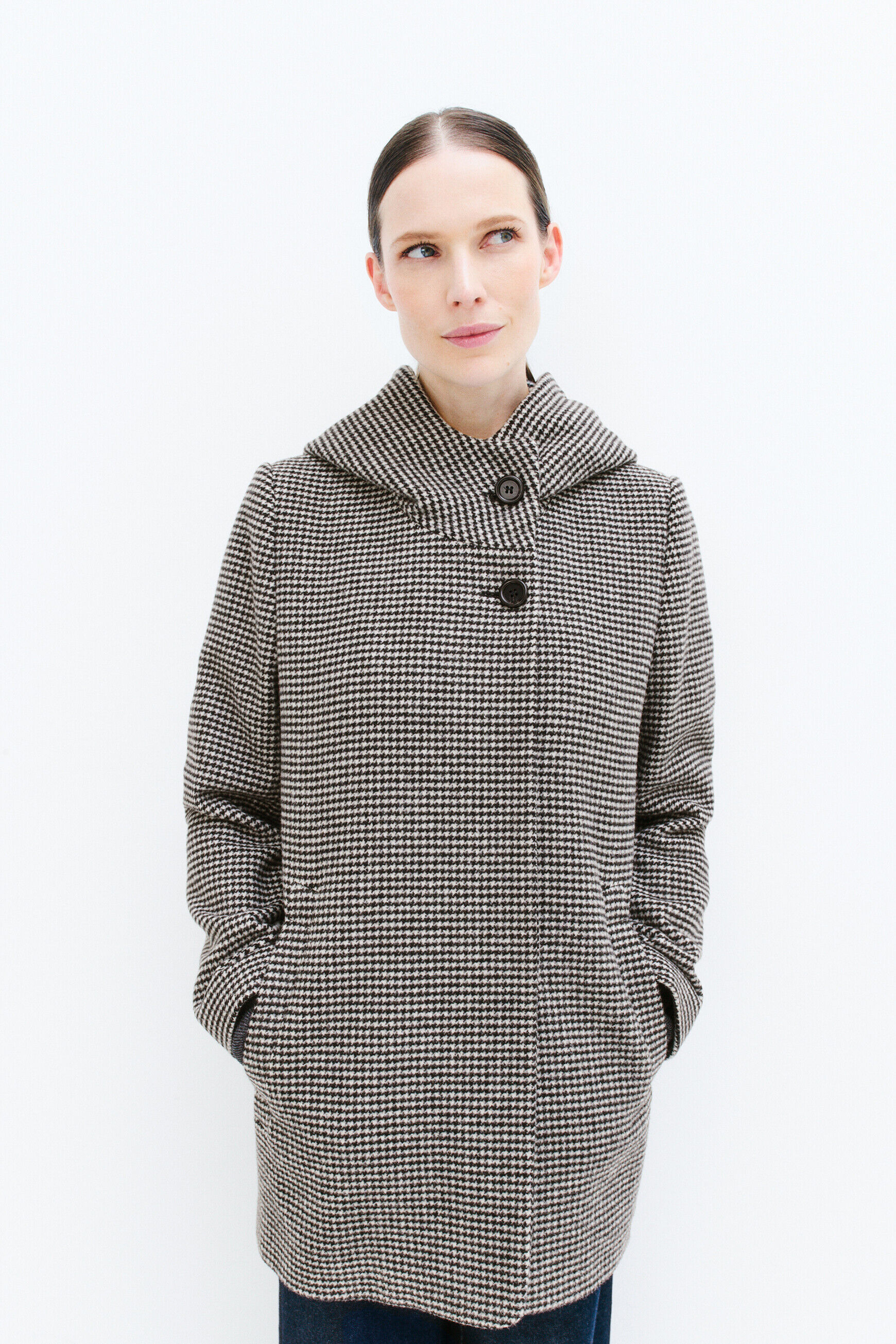 manteau verise noir femme