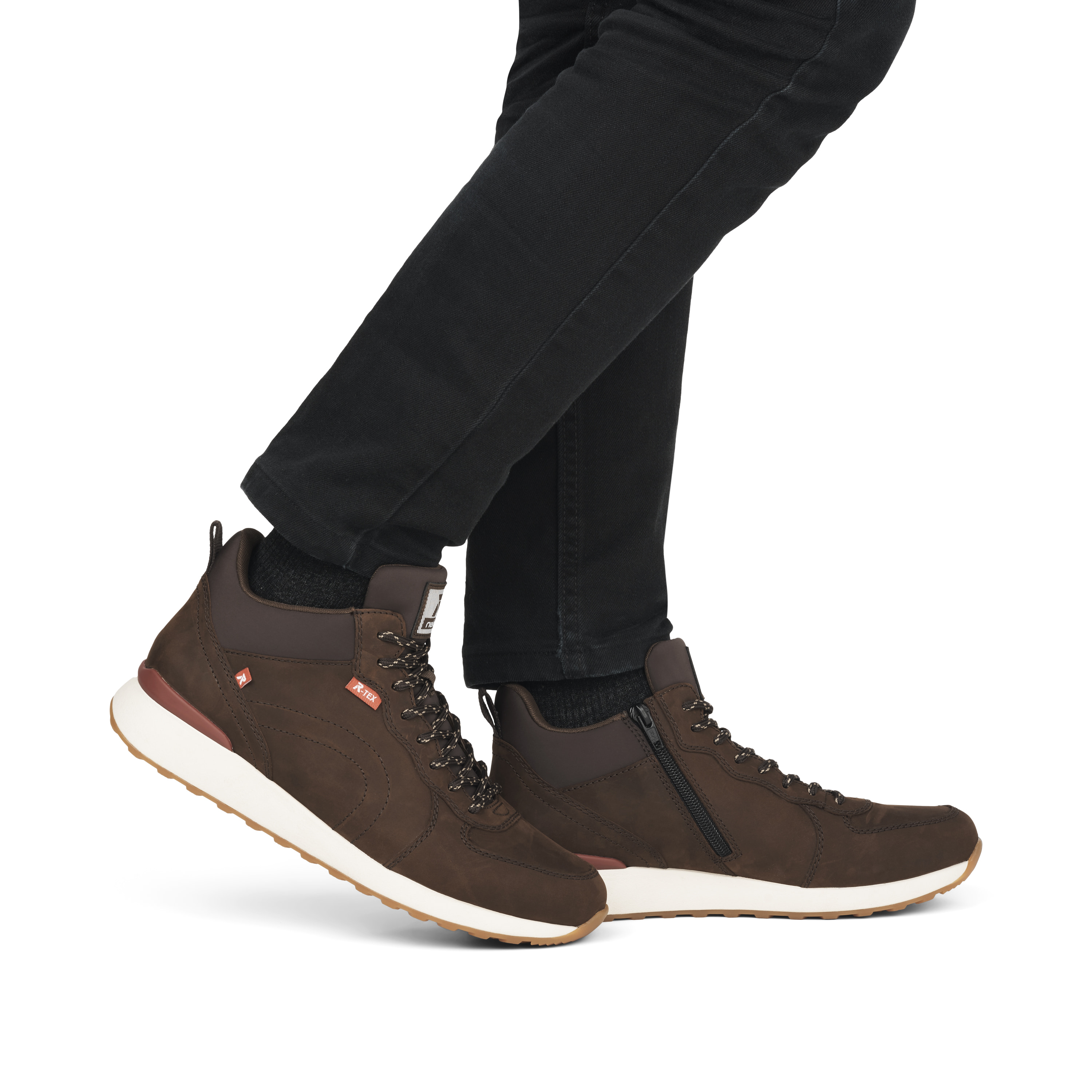 Rieker Herren Sneaker High wood brown