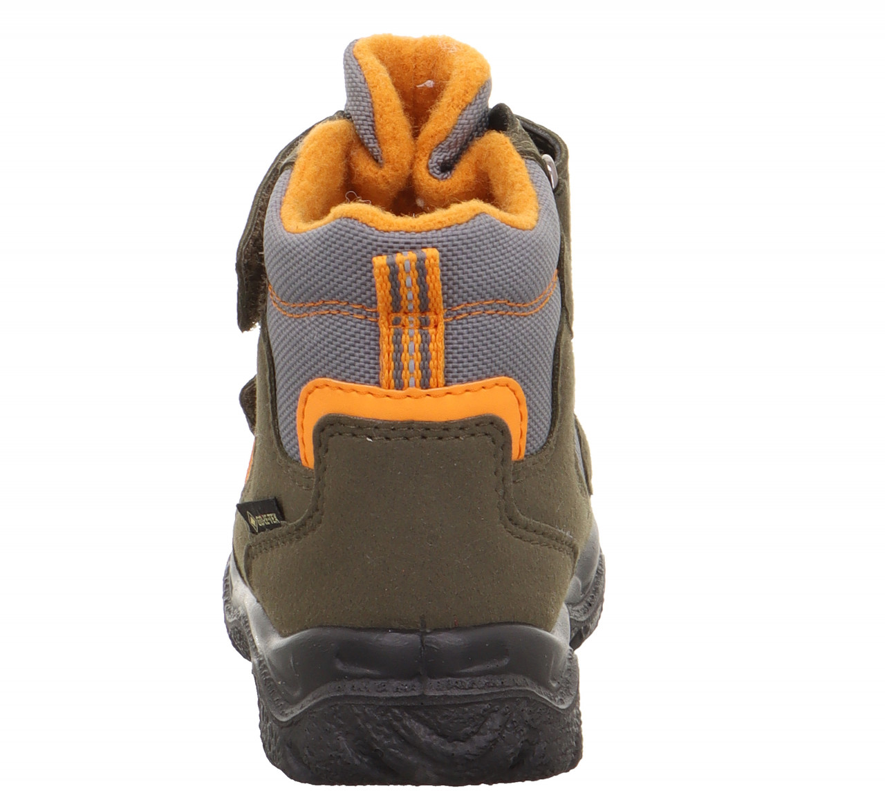 HUSKY1 - Grün/Orange Boots mit Klettverschluss