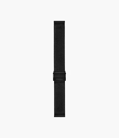 Fossil Milanaiseband für Damenuhr - 18 mm - Schwarz