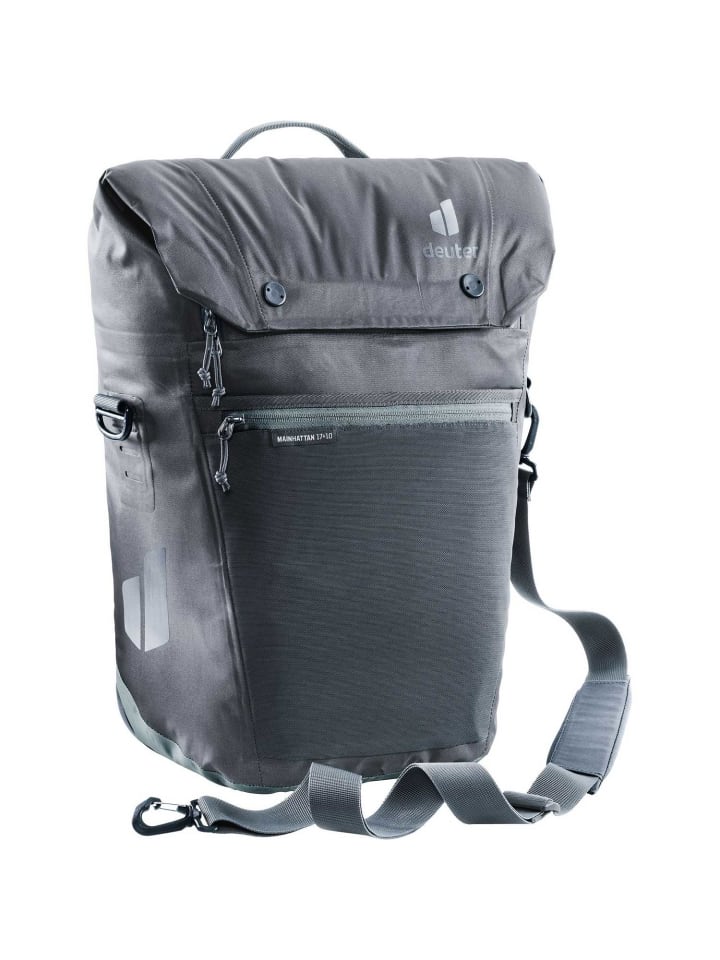 Deuter Fahrradtasche Mainhattan 17 10 graphite-shale in Grau günstig kaufen onesize