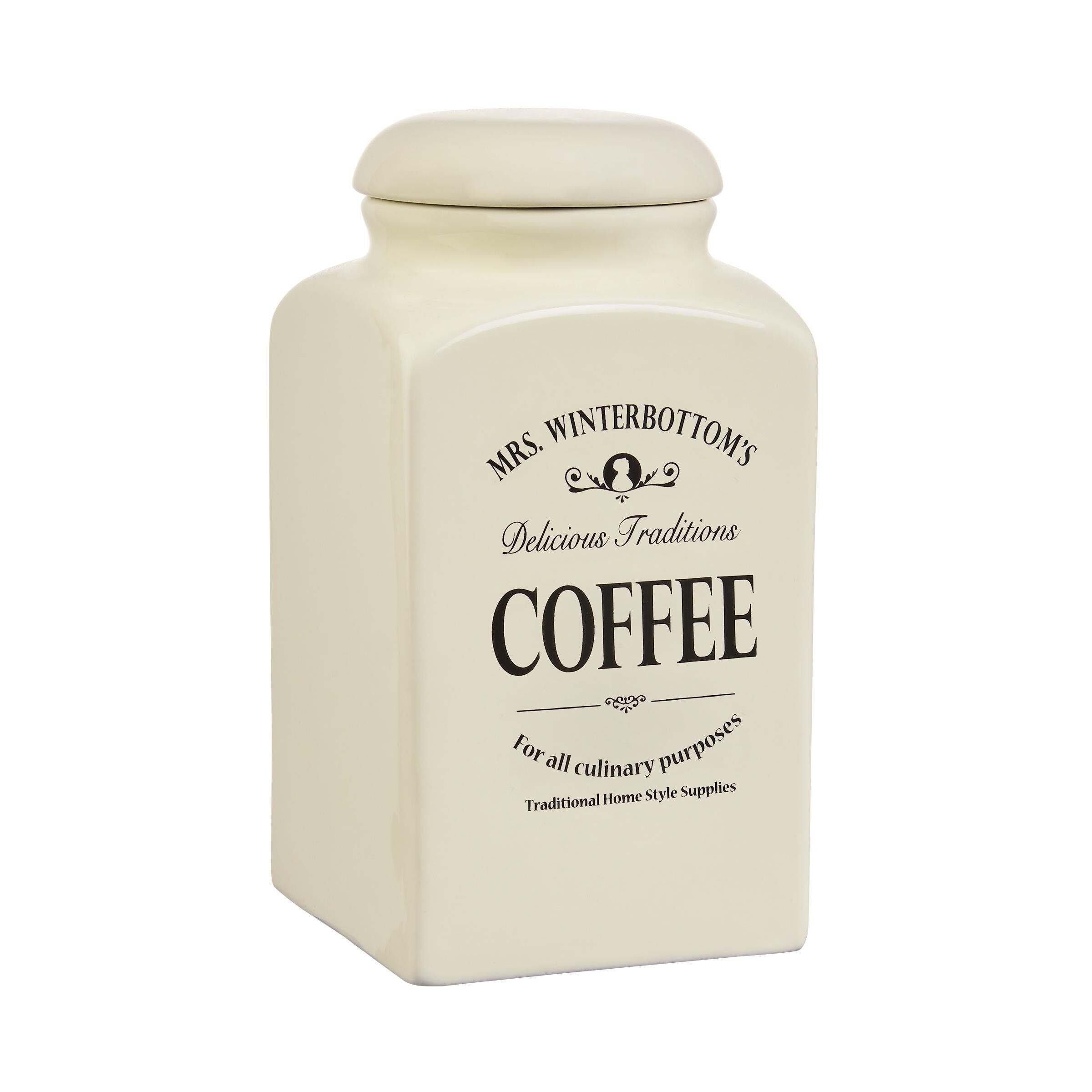 BUTLERS Kaffeedose MRS. WINTERBOTTOM'S Kaffeedose 1,3 l, Dolomit