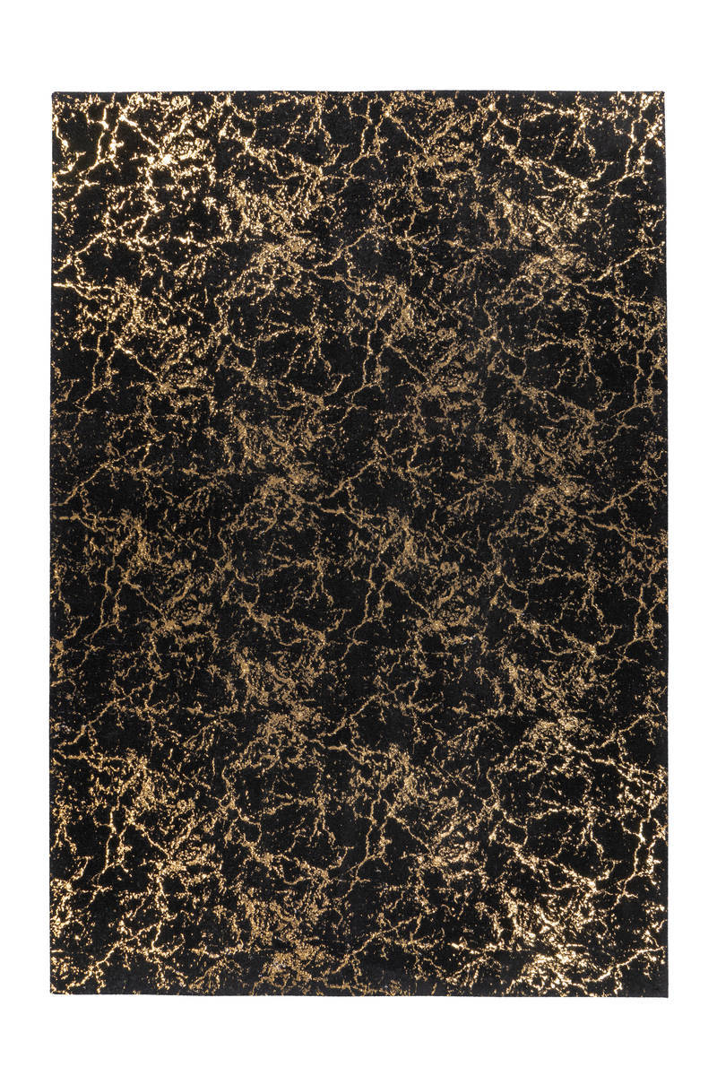 me gusta Teppich Schwarz / Gold 160cm x 230cm