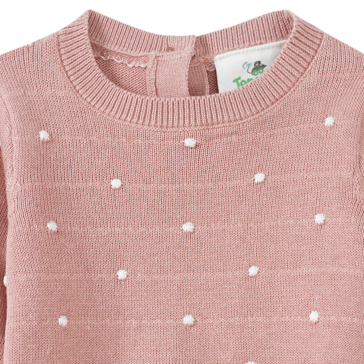 Newborn Strickpullover mit Punkte-Allover