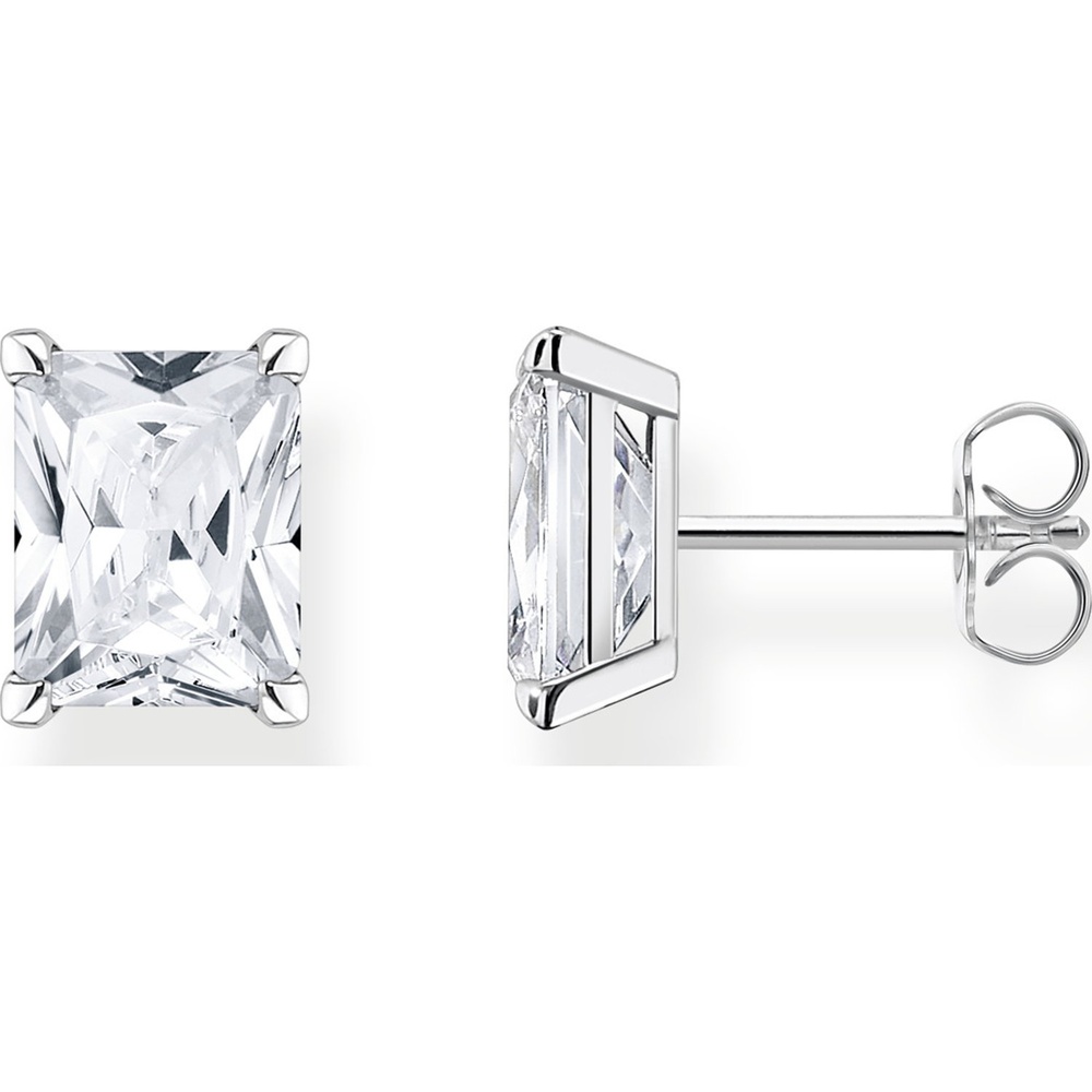 Thomas Sabo Boucles d'oreilles à fermoir à poussette 925 Argent Boucles d'oreilles
